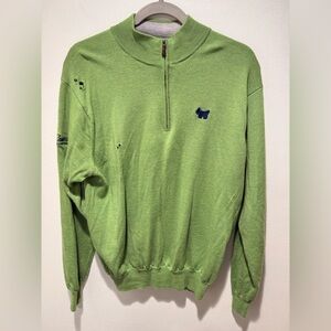 Scotty Cameron Circle T 100% Merino Quarter Zip Peter Millar Size L FLAWED